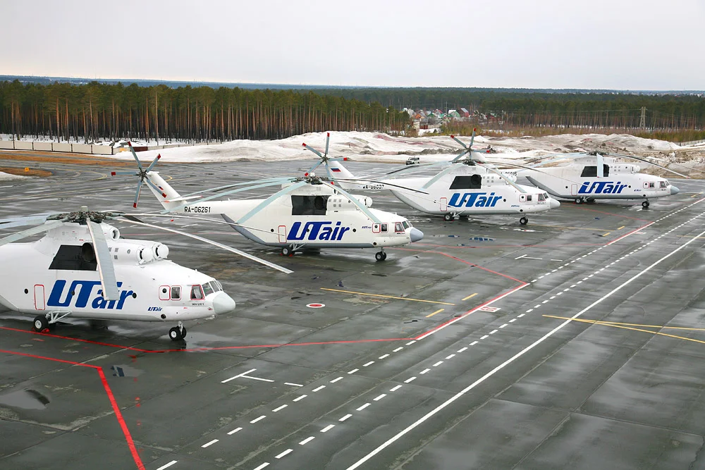 UTair helicopters link communities across Siberia
