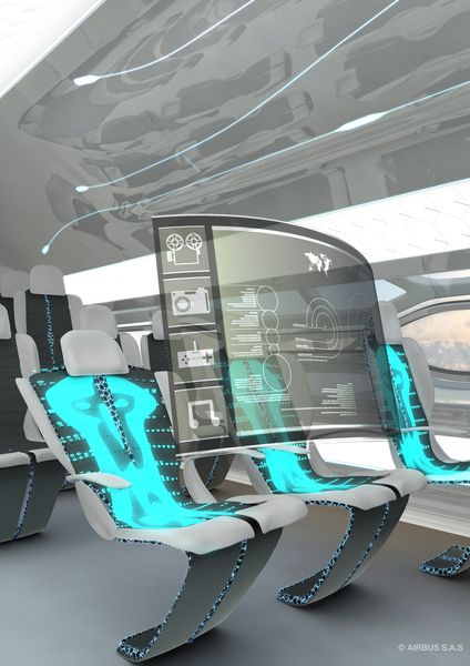 The seat that knows all about you, coming to an aircraft near you soon. Picture: Airbus