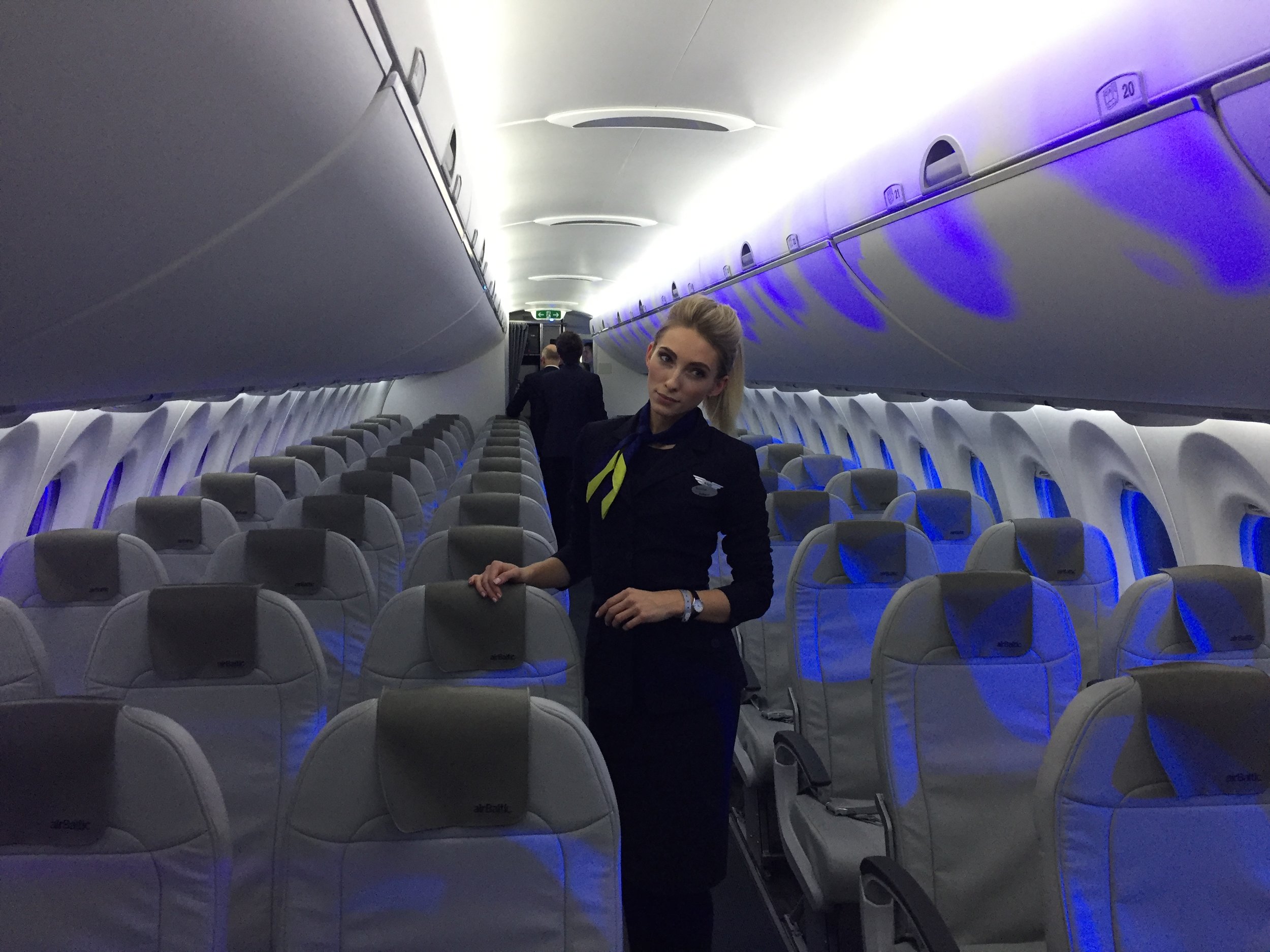 Flying On Airbaltic S New Cs300 Allplane