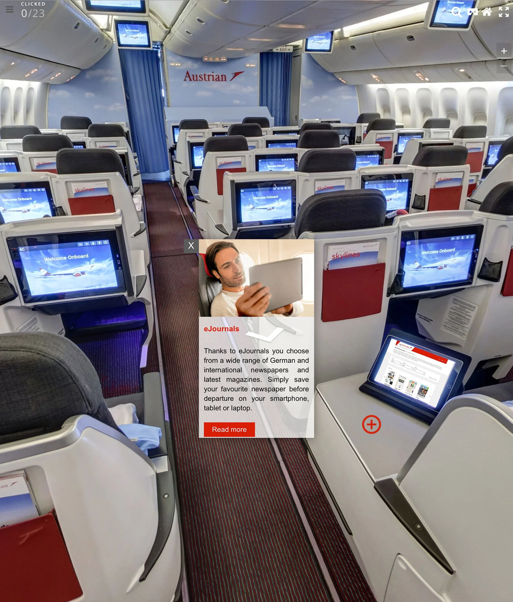 Austrian Airlines Presents the 360º Cabin View — Allplane