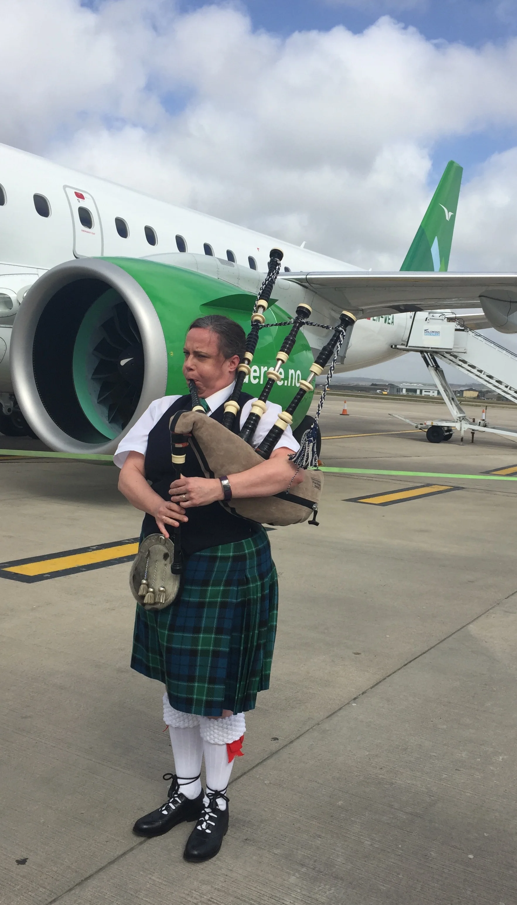 We were sent off Scottish-style!