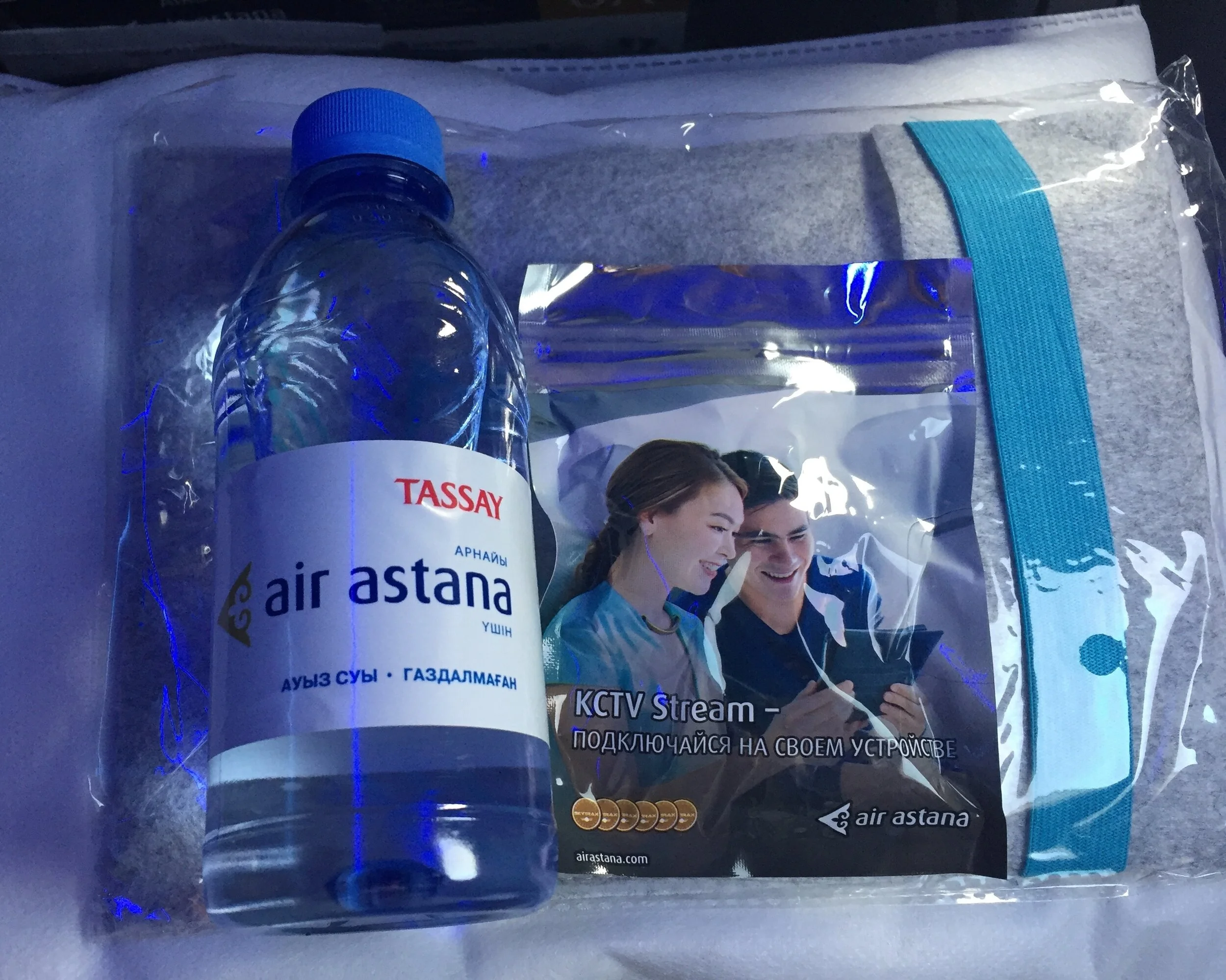 air astana freebies.JPG