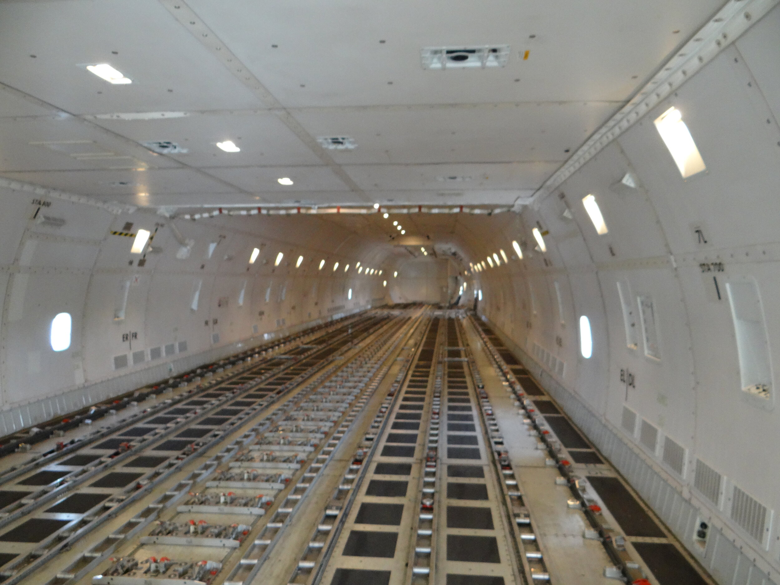 Inside Boeing 747 Cargo Plane