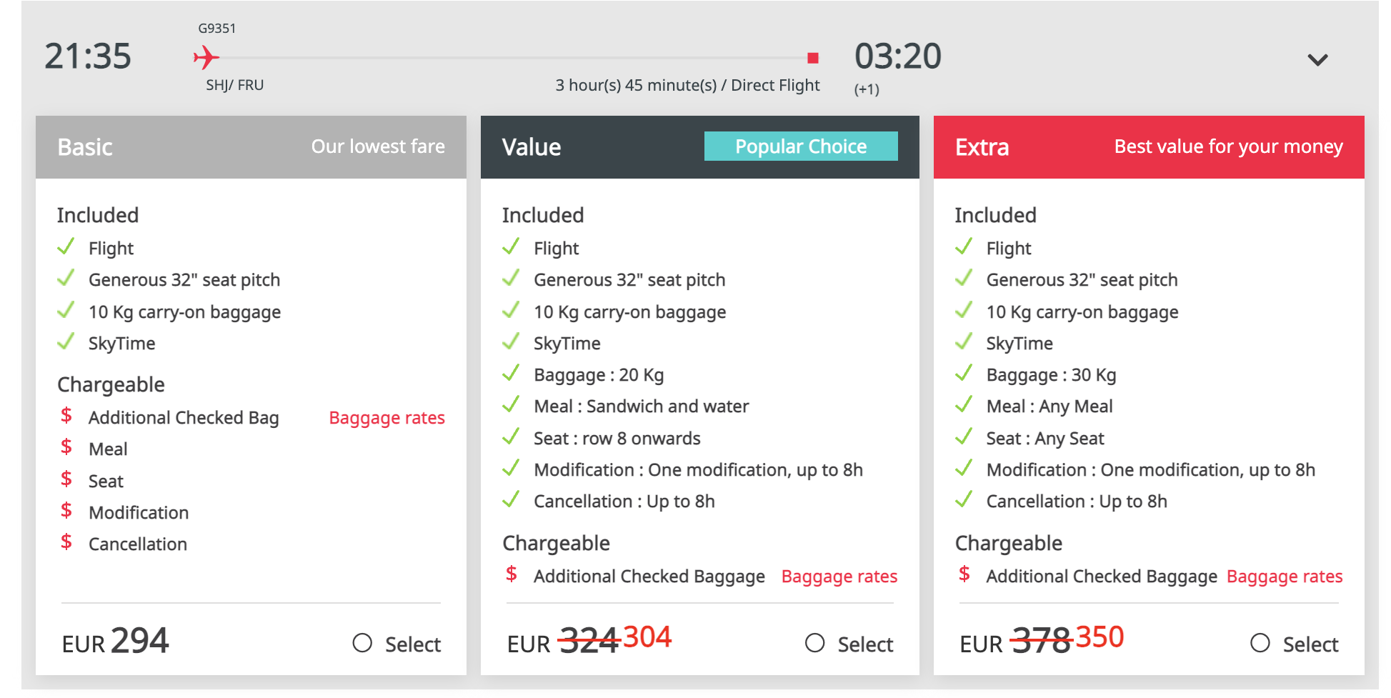 Carry On Air Arabia Extra Baggage Charges Economy Class Extra