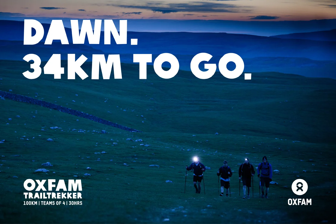 Oxfam Trailtrekker – We created a sell-out campaign for one of Oxfam's key summer events