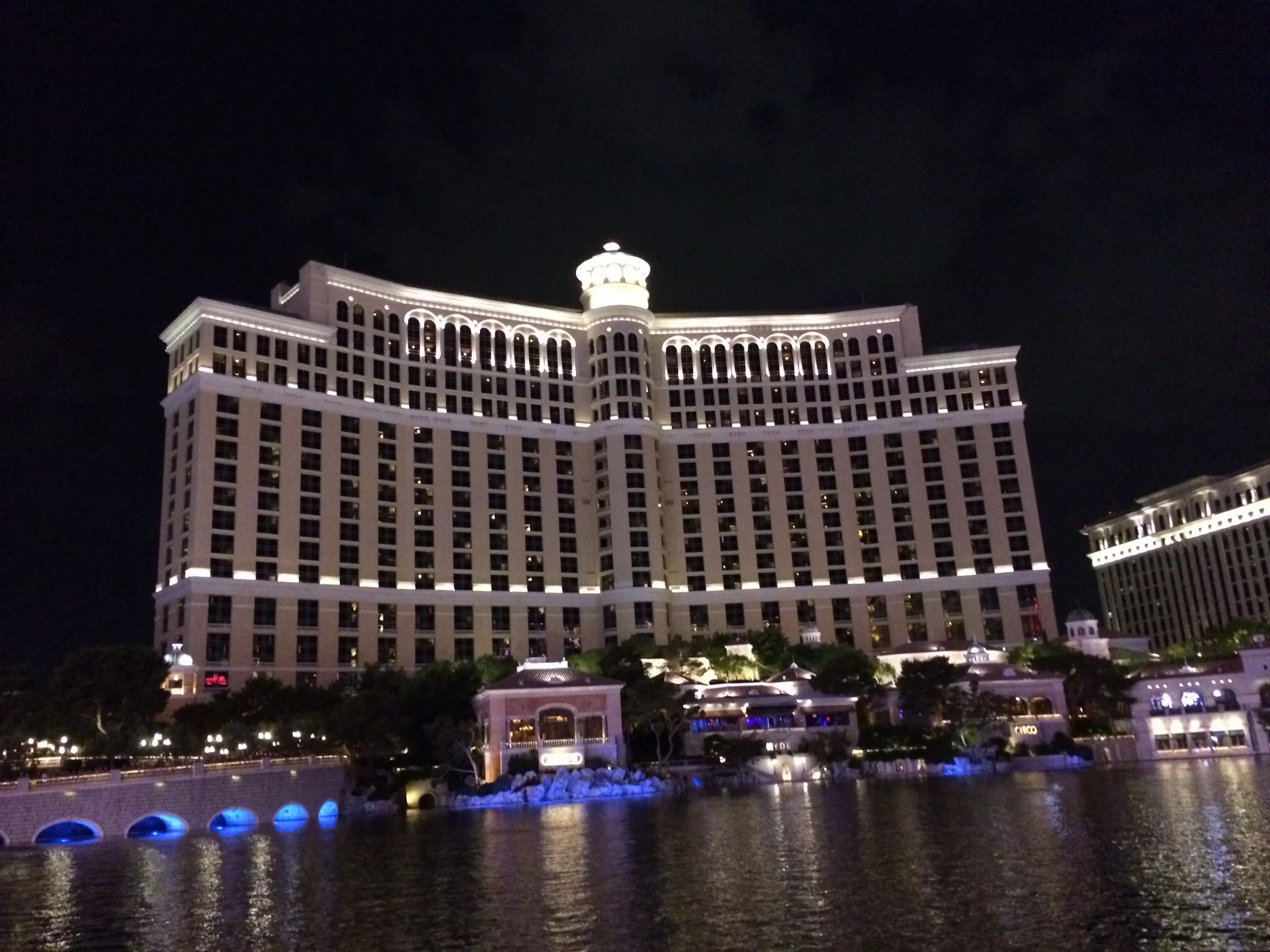 Bellagio at night
