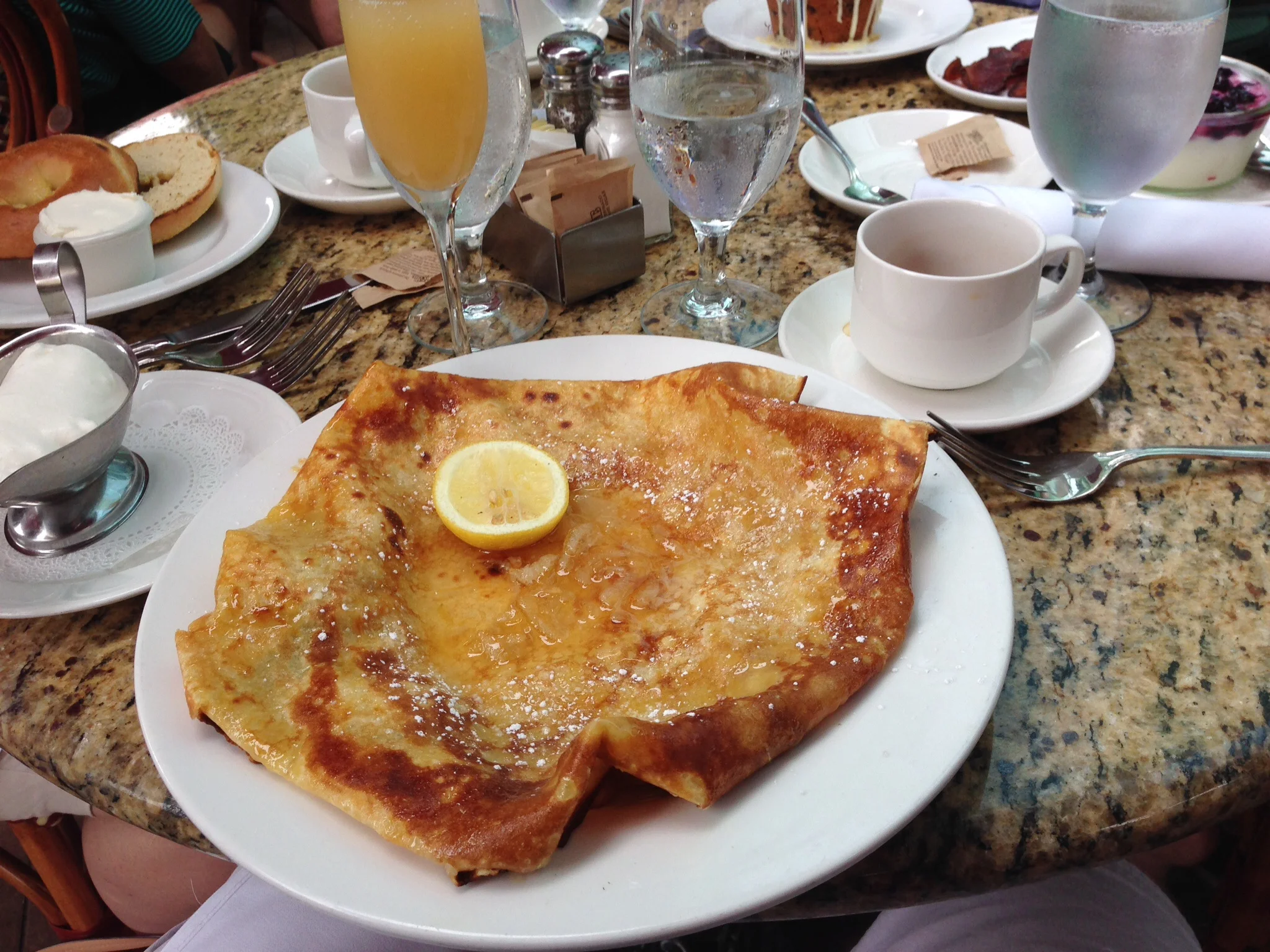 Lemon Skinny Pancake