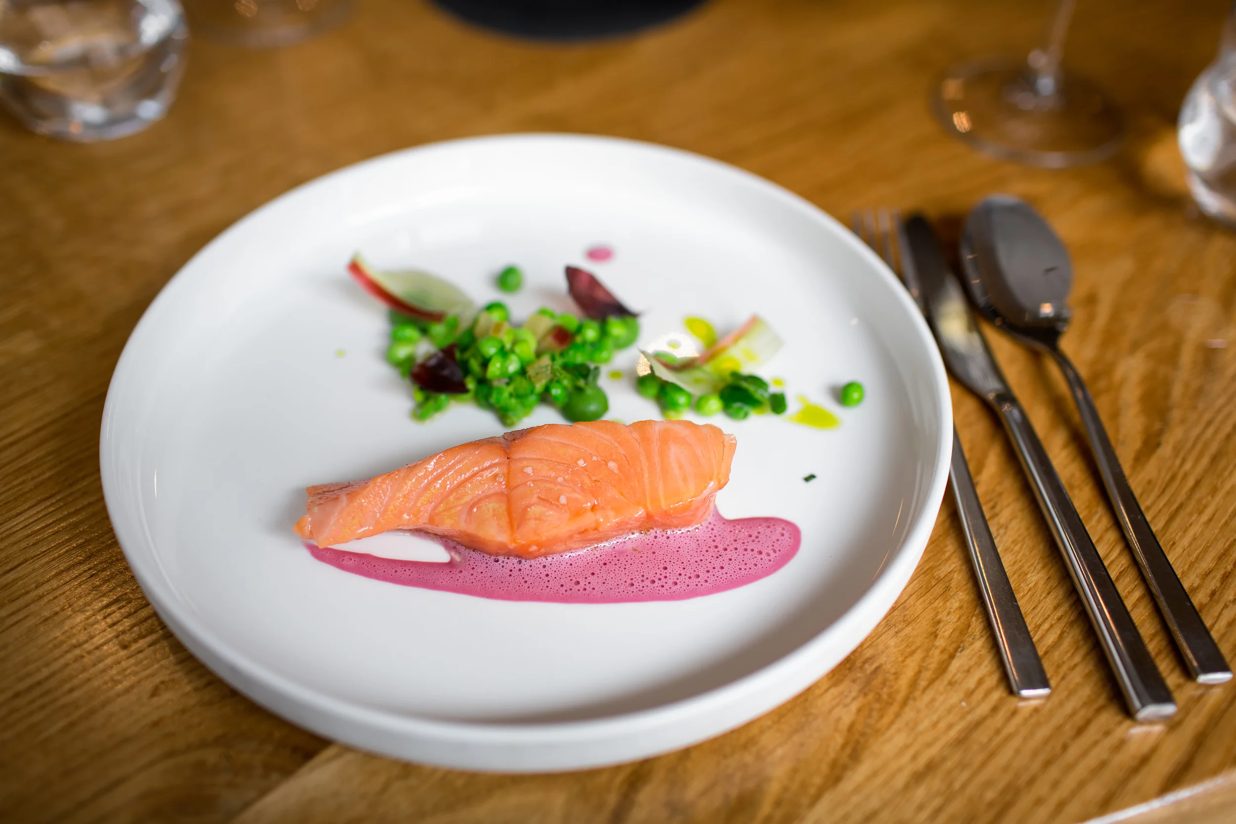 Salmon @ David Toutain (Paris, France). 