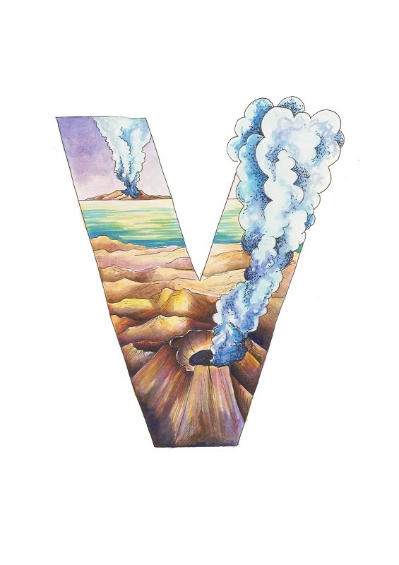  V: volcano 