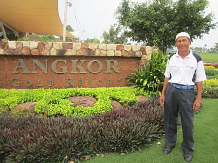 Borhan Bin Ujang had two aces in the same round at the Angkor Golf Resort.
