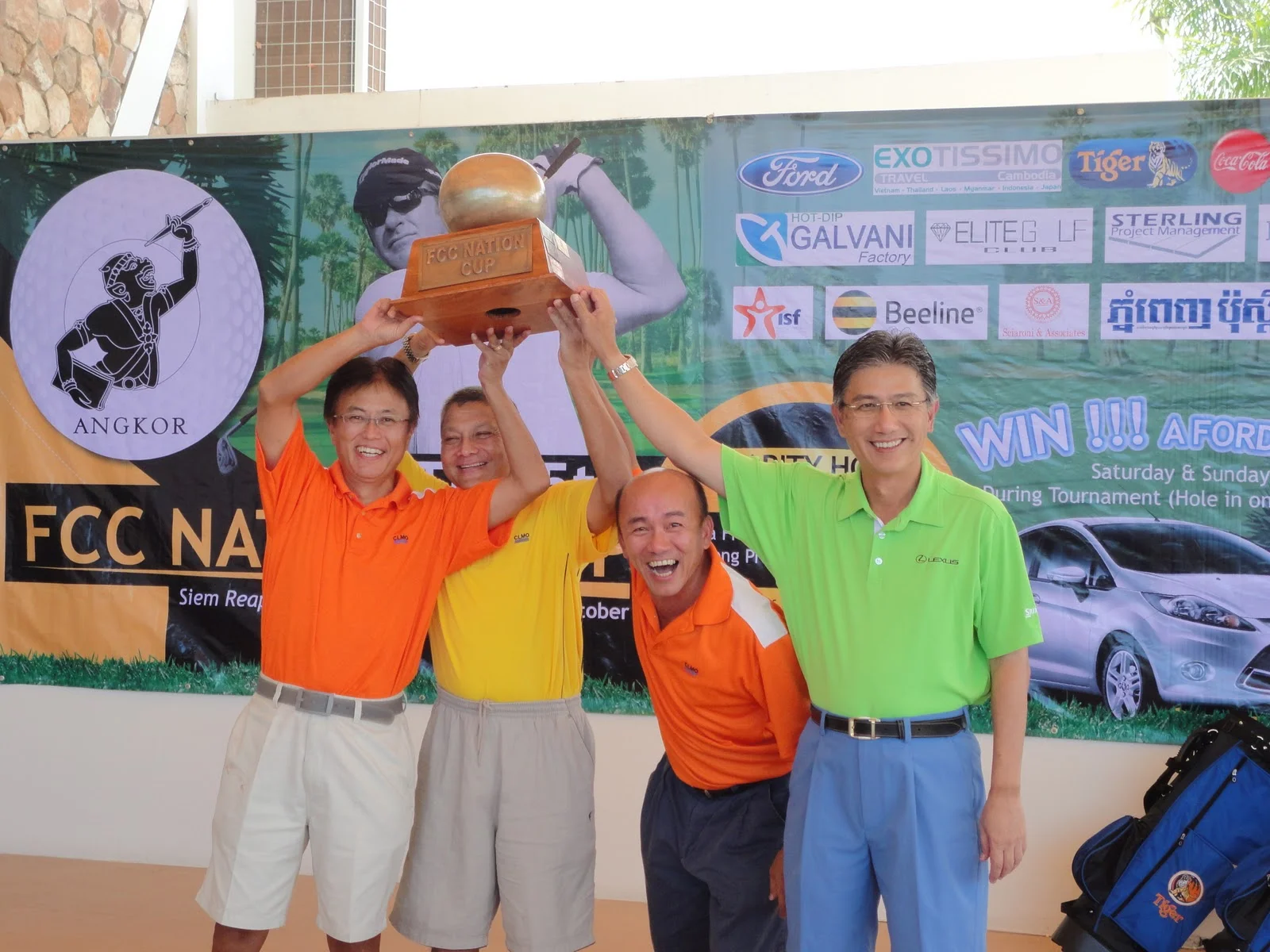 Team Malaysia with the trophy