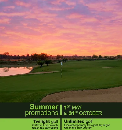 *** TWILIGHT GOLF *** - Green Fee only USD60 *** UNLIMITED GOLF *** - Green Fee only USD150
