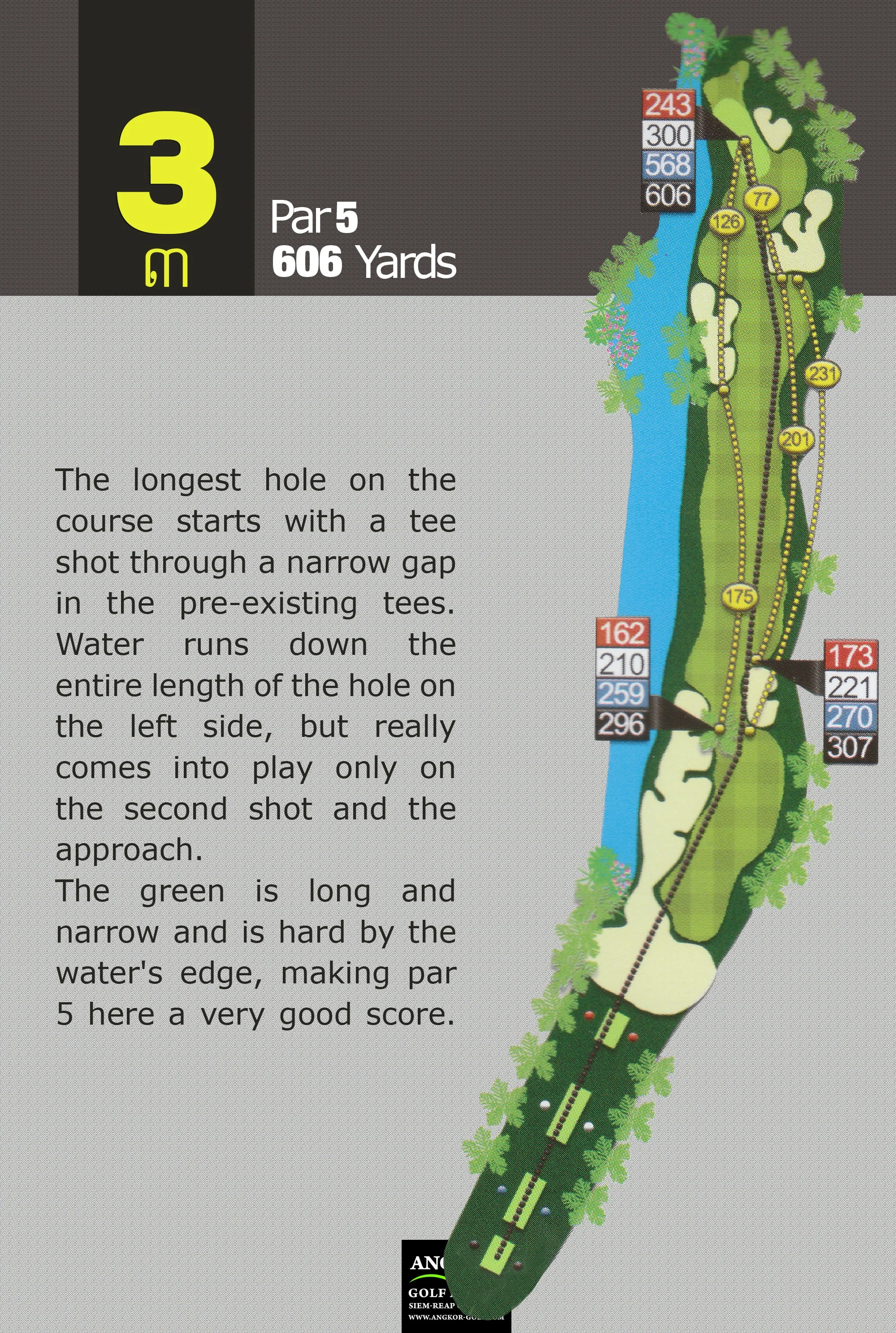 Hole 3 - Par 5 606 Yards