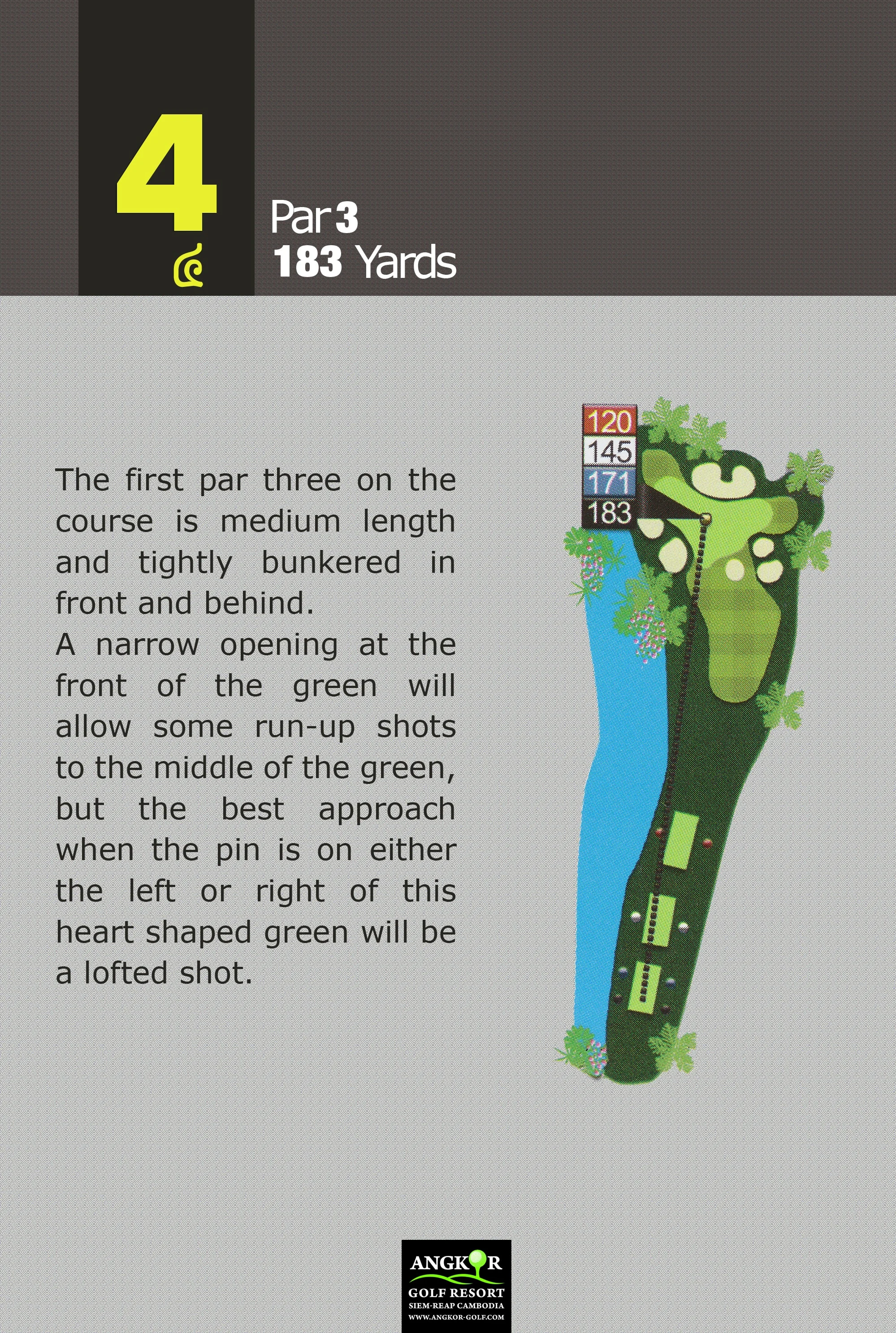 Hole 4 - Par 3 183 Yards
