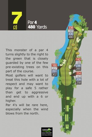 Hole 7 - Par 4 480 Yards