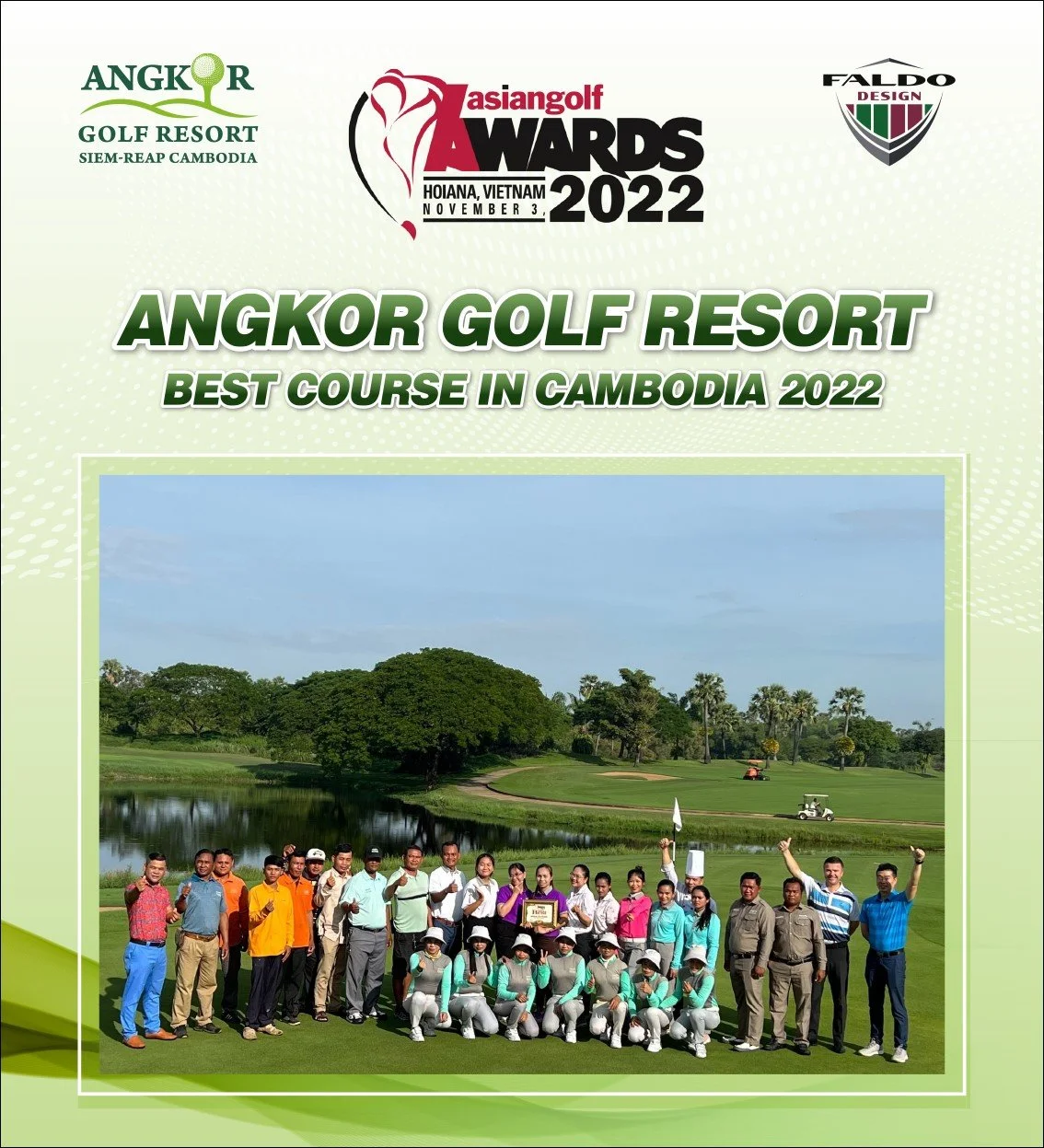 Angkor Golf Resort Voted Best Course in Cambodia