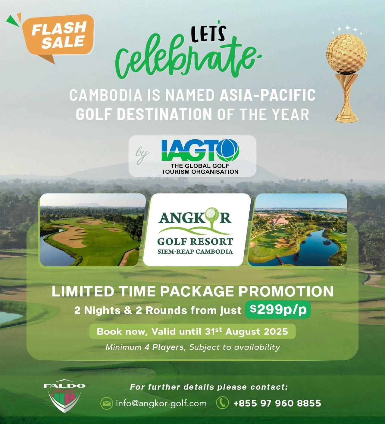 Cambodia Crowned Asia Pacific Golf Destination of the Year 