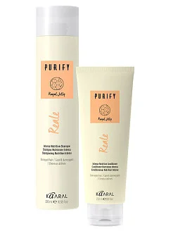 REALE INTENSE NUTRITION SHAMPOO & CONDITIONER IDEAL FOR DAMAGED HAIR Intense Nutrition Conditioner, ideal for particularly damaged hair. The extremely nutritious formula regenerates the hair from within. Nourishes the hair deeply, regeneration it and adds body and strength.