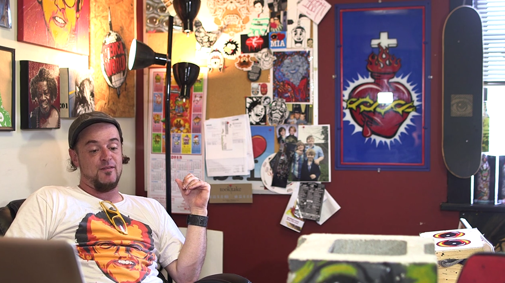 Peat Wollaeger - Spraypaint Stencil Artist