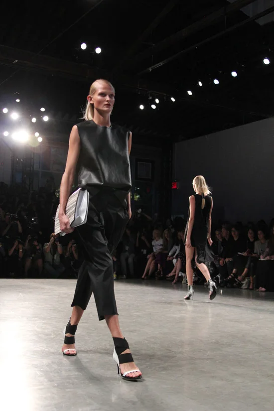 Modern minimalism at Helmut Lang Spring 2014 .