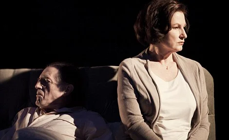 David Bradley and Deborah Findlay do not see eye to eye