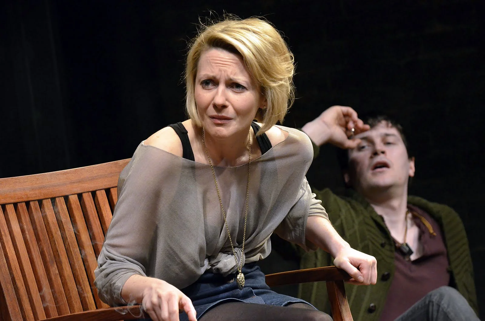Lisa Dillon and Kieran Bew in The Knot of the Heart (photo: Keith Pattison)