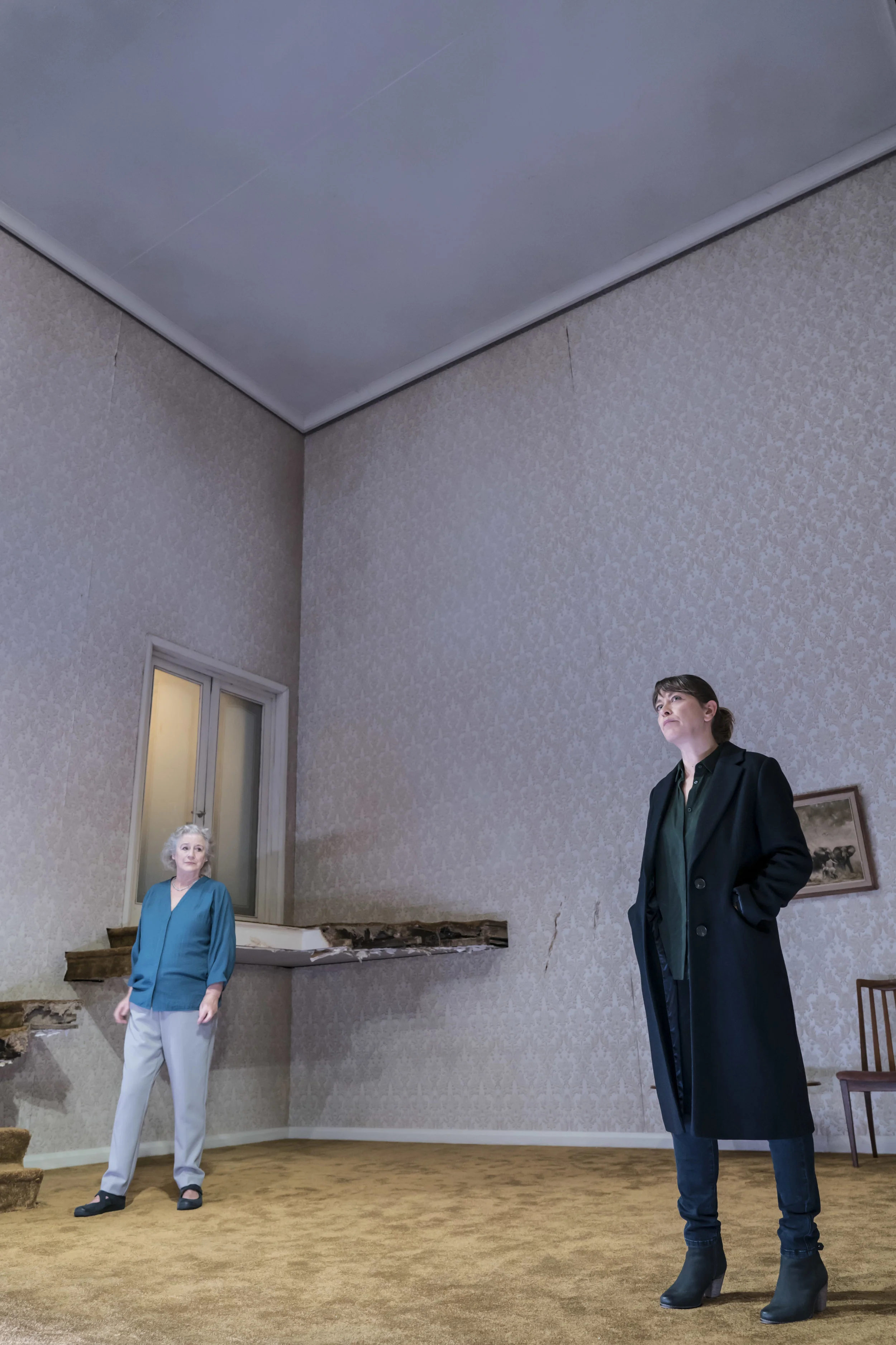 Maggie Steed and Nicola Walker in Mark Ravenhill’s The Cane (Royal Court, 2018). Photo: Johan Persson