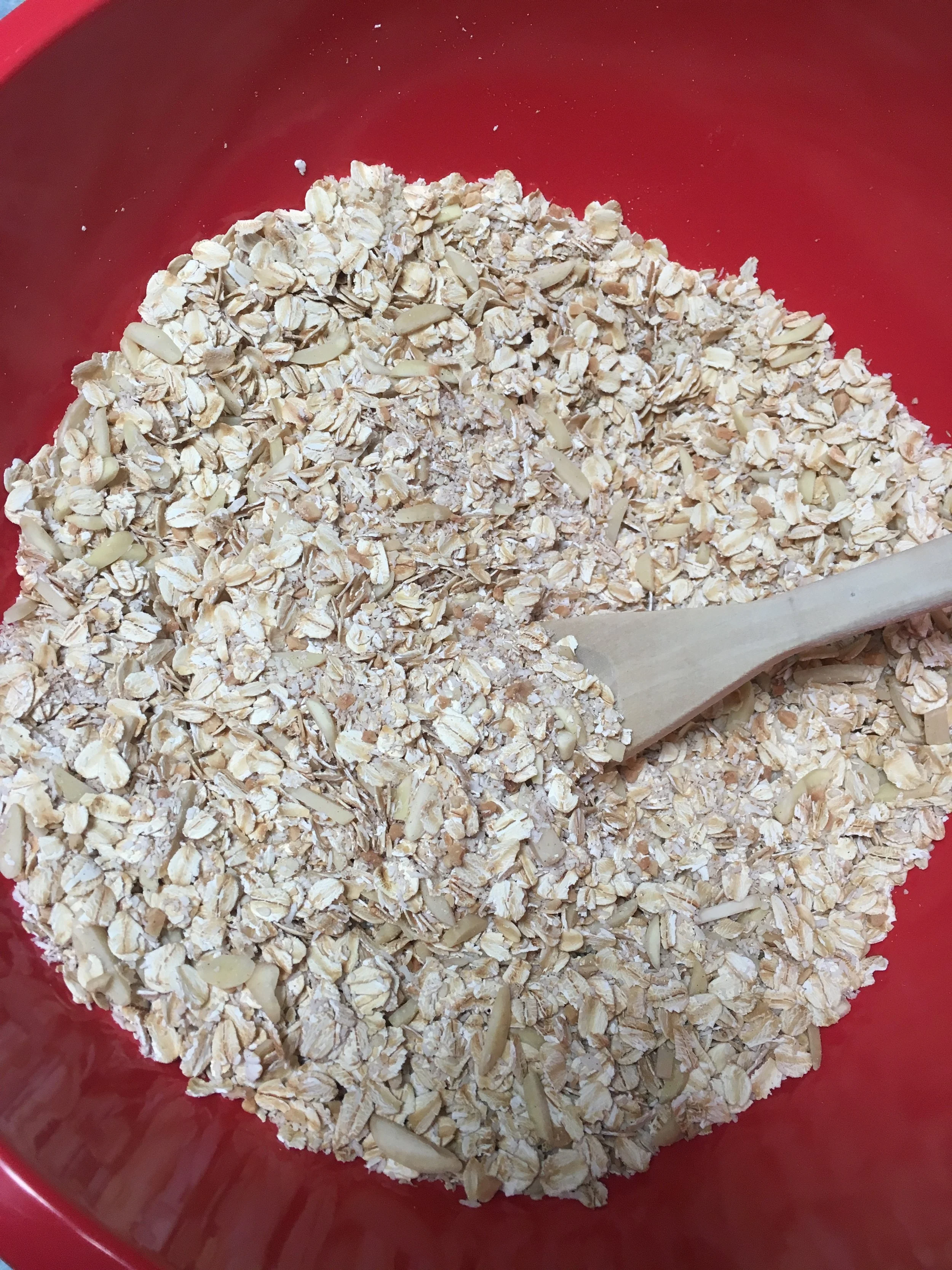 Combine dry ingredients