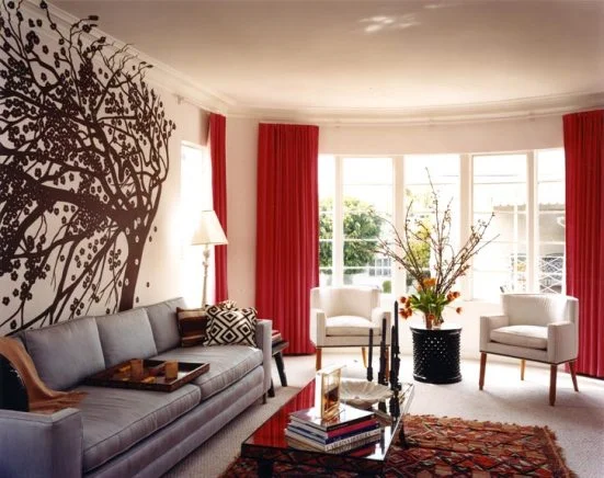 Simple room + great window + curtains = Livable! (Photo Credit: All Seasons Home Improvement)