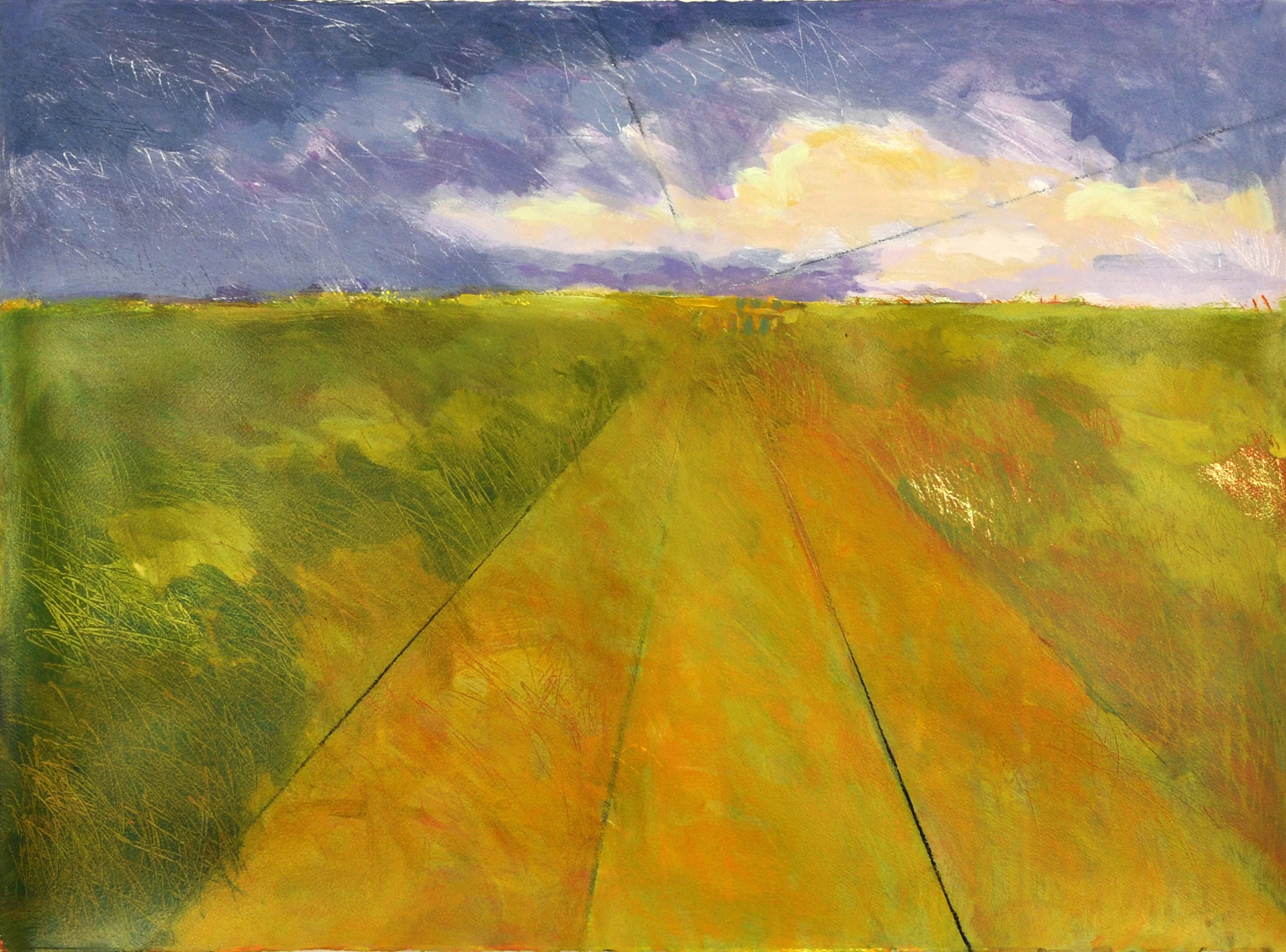 acrylic on paper. 22"x30"