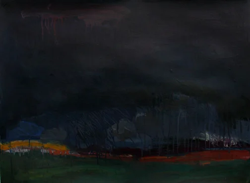 acrylic on paper. 22"x30"