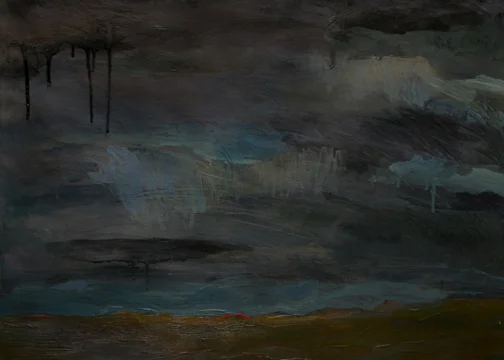 acrylic on paper. 22"x30"