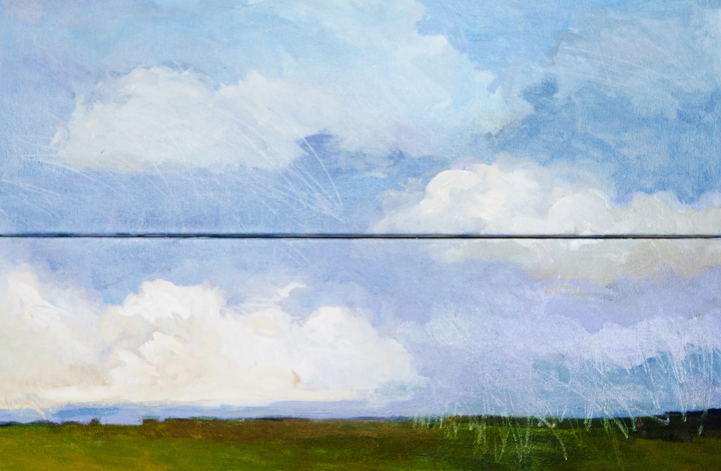 Diptych. oil on canvas.