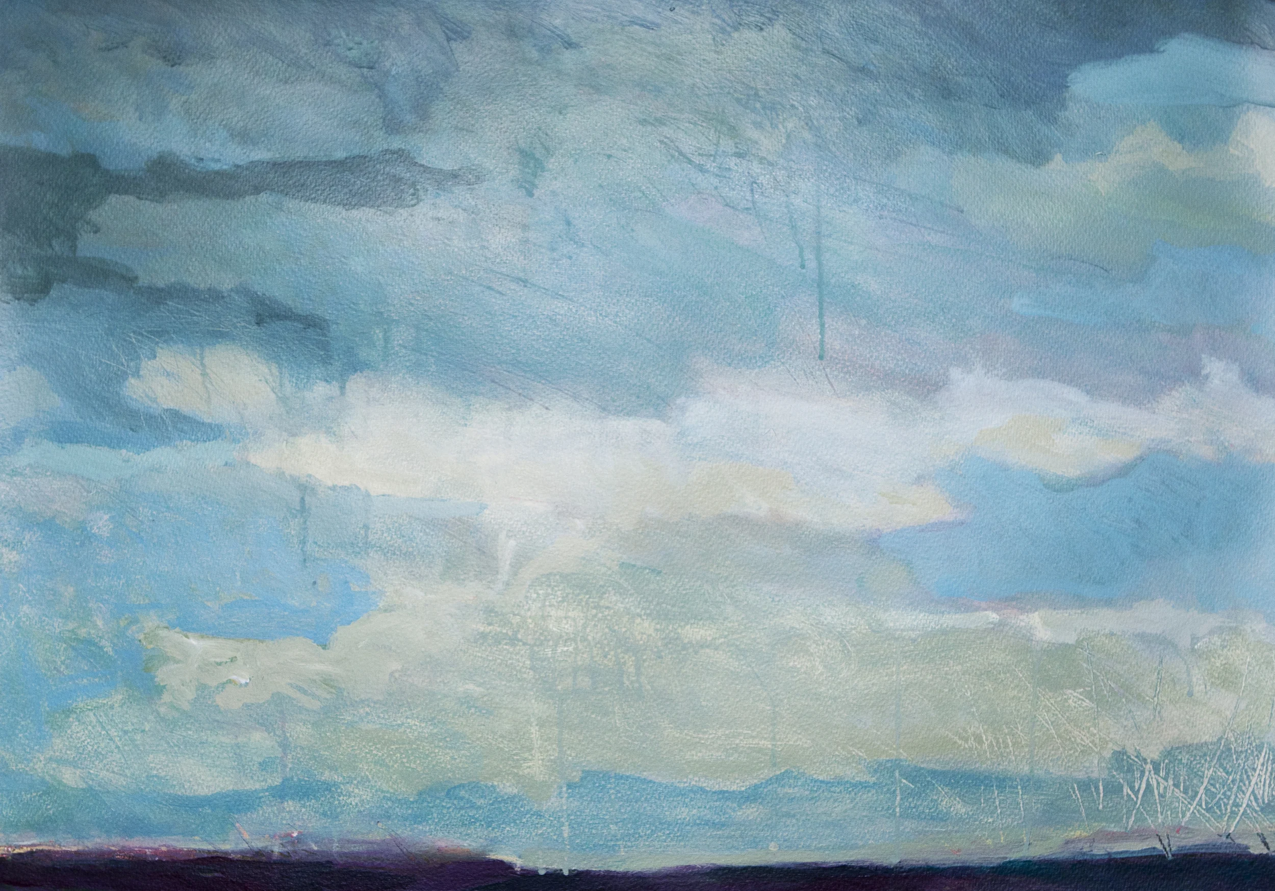 acrylic on paper. 22"x30"
