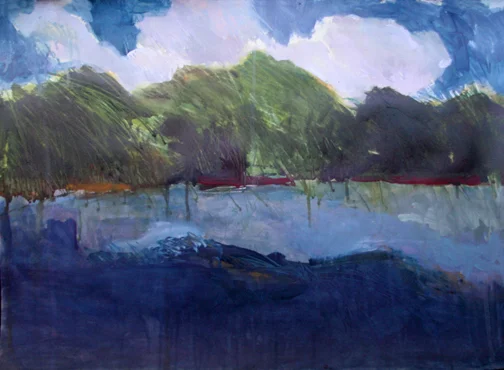  ​acrylic on paper. 22" x 30" 