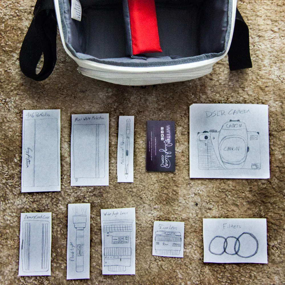 Day 4 - Draw What's In Your Bag
