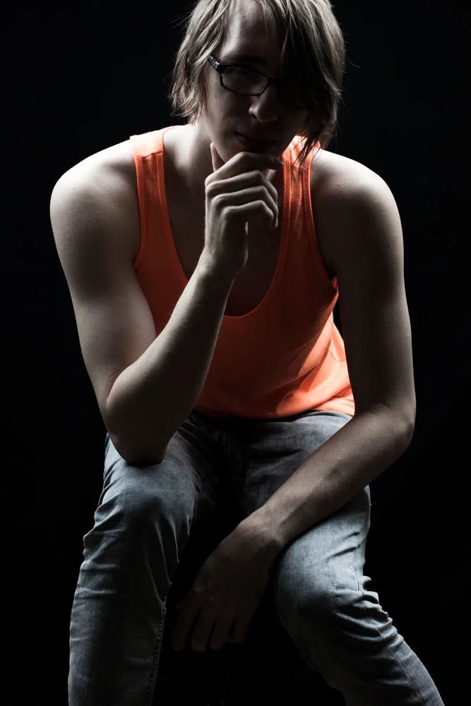 30 Ways To Light A Portrait On A Black Background — Write Lighting