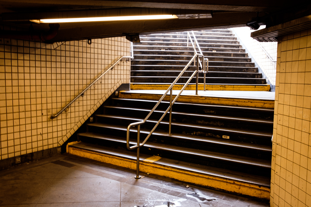 New York City Subway Stairs Journey Write Lighting.jpg