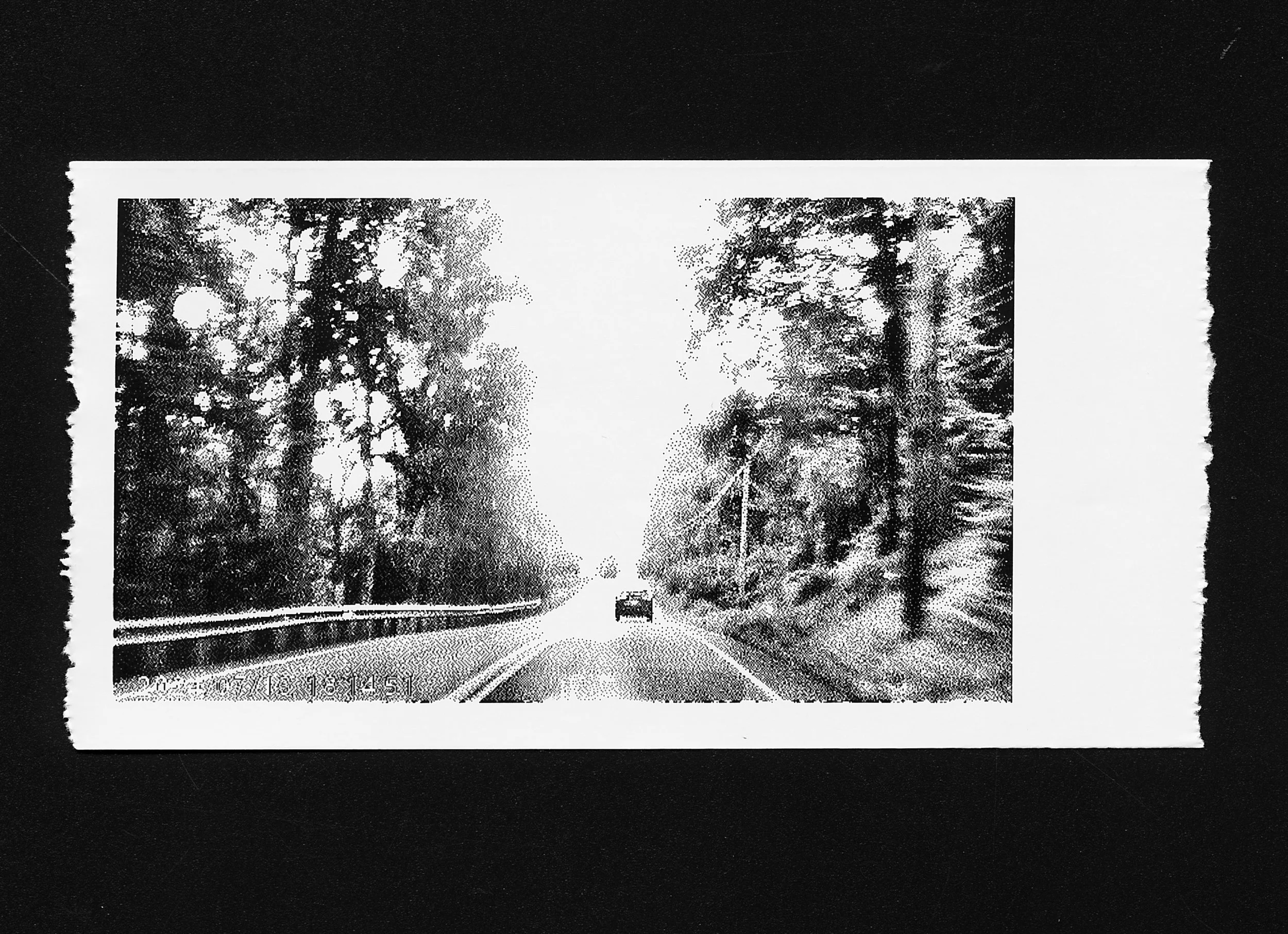 Thermal Print Rainy Day Drive Black And White Write Lighting.jpg