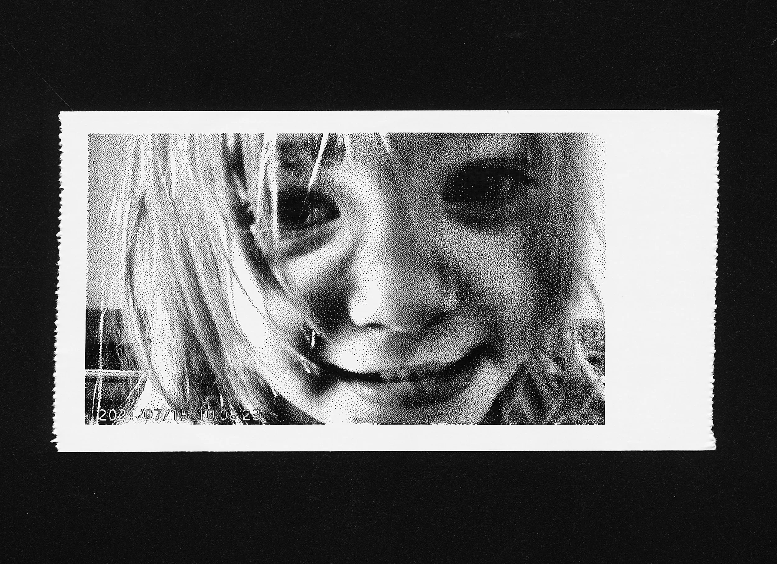 Thermal Print Macro Portrait Black And White Write Lighting.jpg