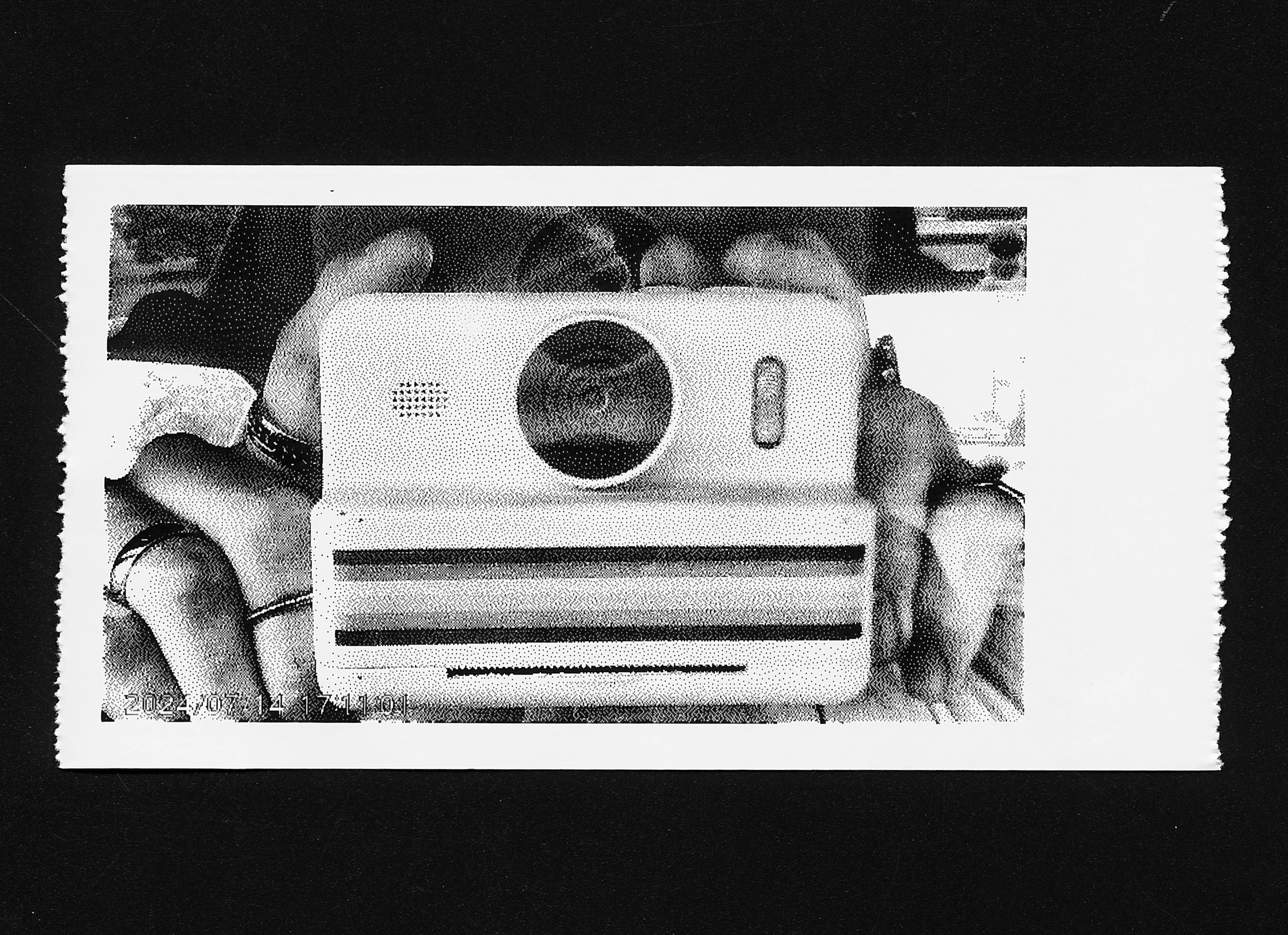 Thermal Print Instant Camera Black And White Write Lighting.jpg