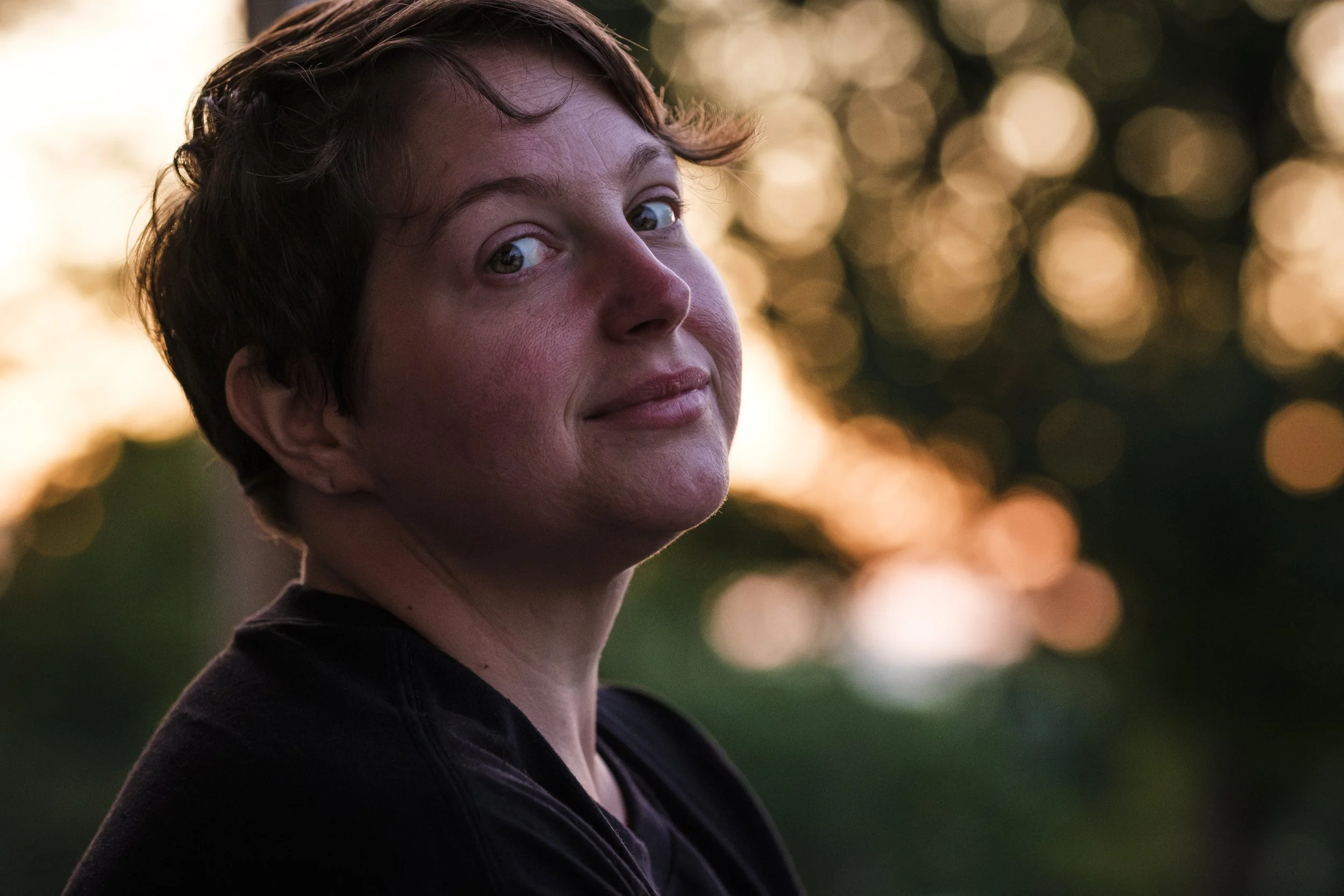 Beautiful Girl Golden Hour Sunset Portrait Bokeh Write Lighting.jpg