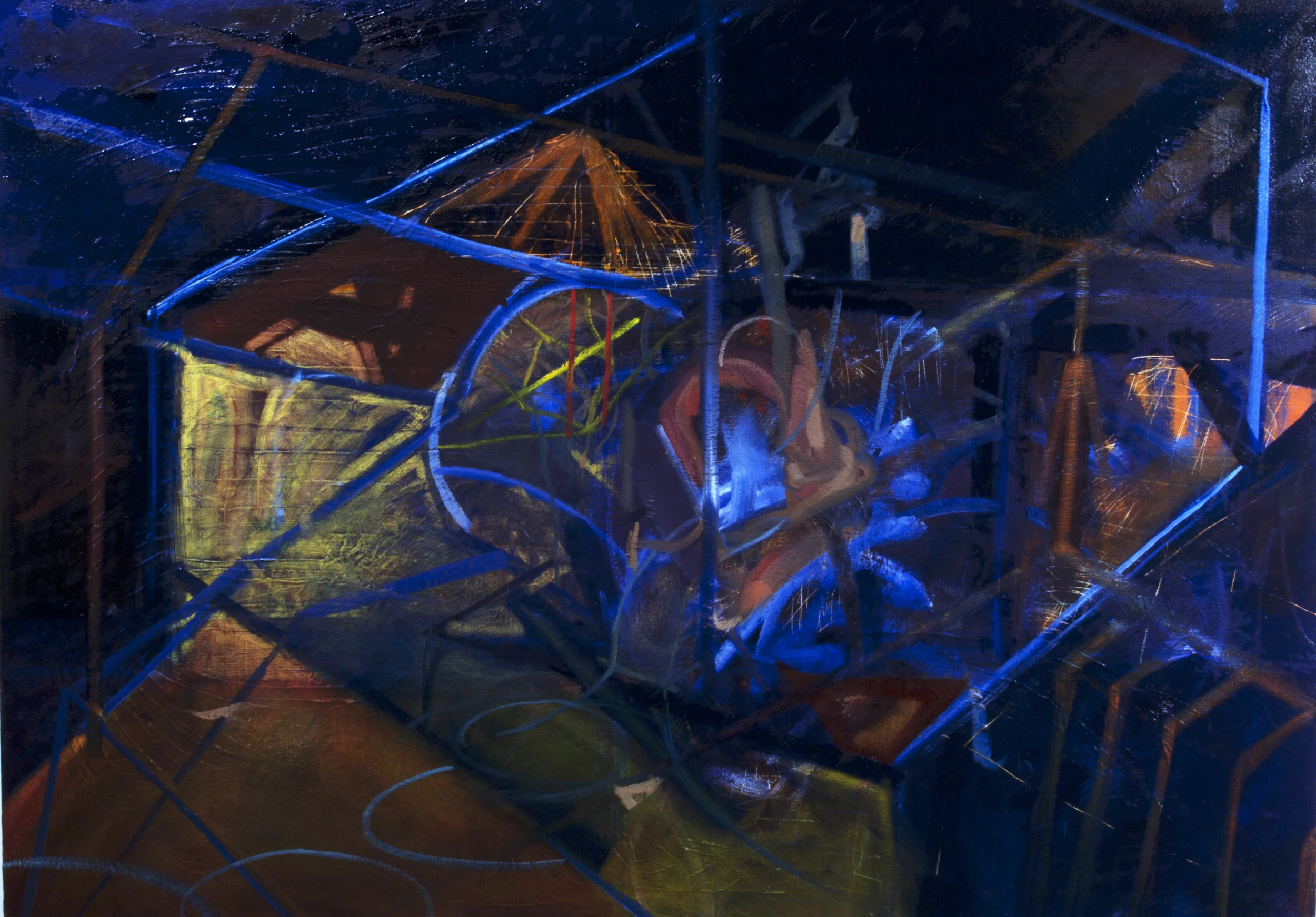 Bull Under Nightclub