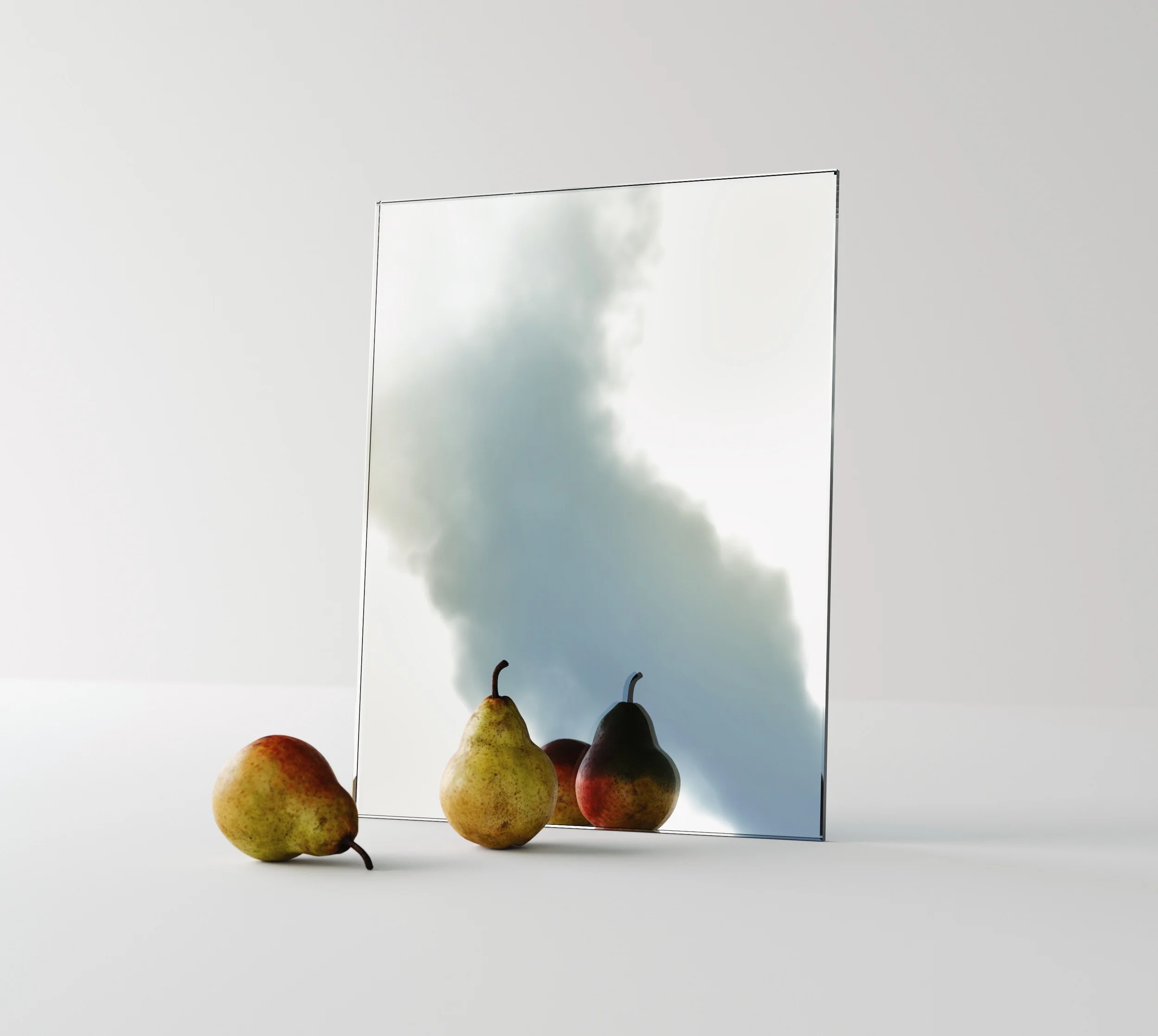 Studio photo of blue Smoked mirror swatch by Color &amp; Mirror