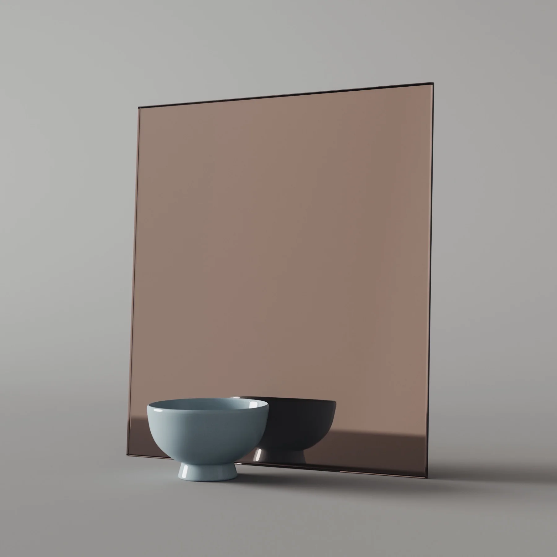 Studio photograph of Pink Rosa mirror by Color &amp; Mirror