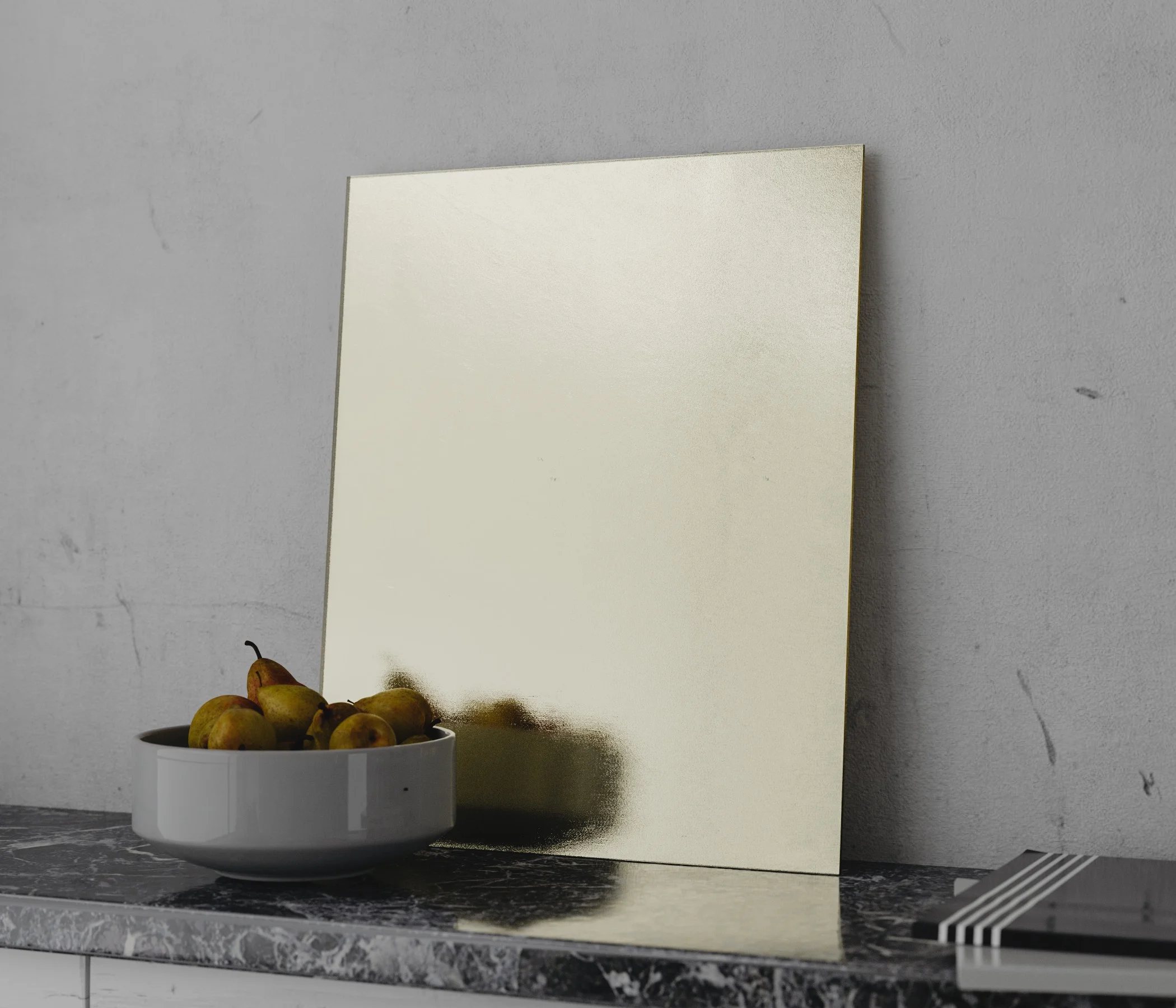 Photo of golden mirror by Color &amp; Mirror