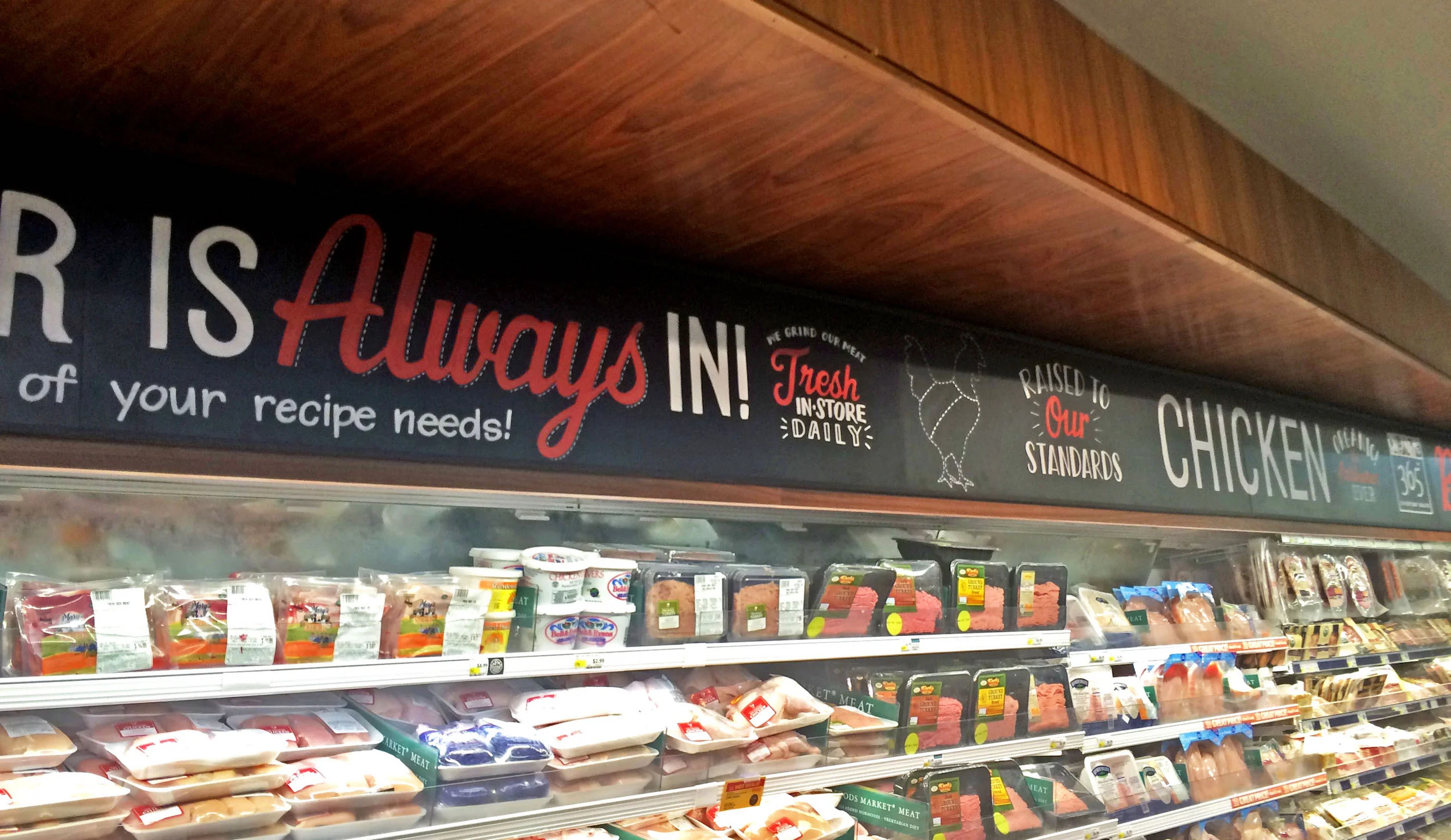 Meat Department Signage 