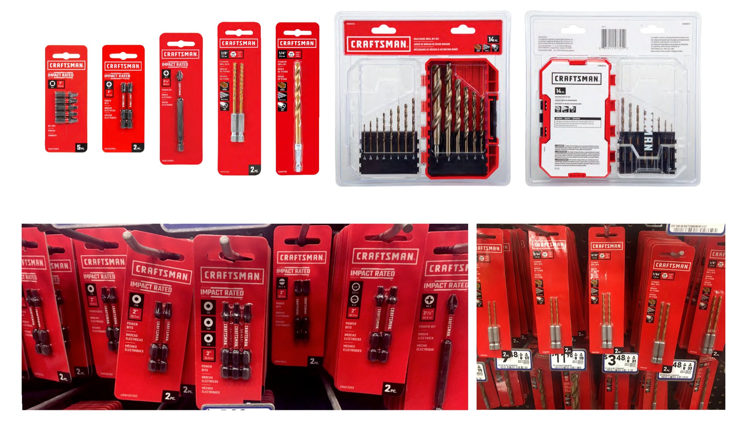 Craftsman Drill Bit Packaging