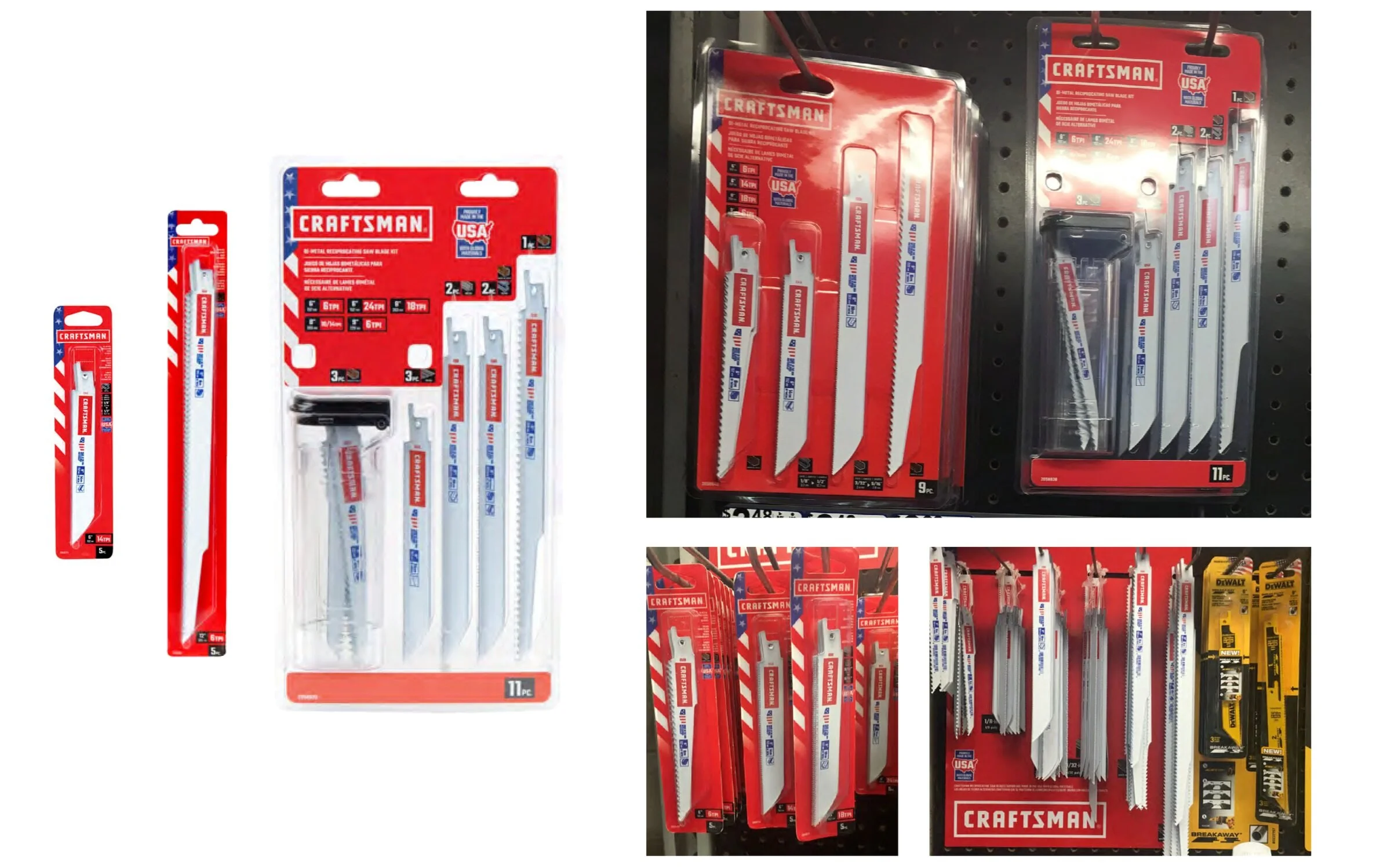 Craftsman Reciprocating Saw Blade Packaging