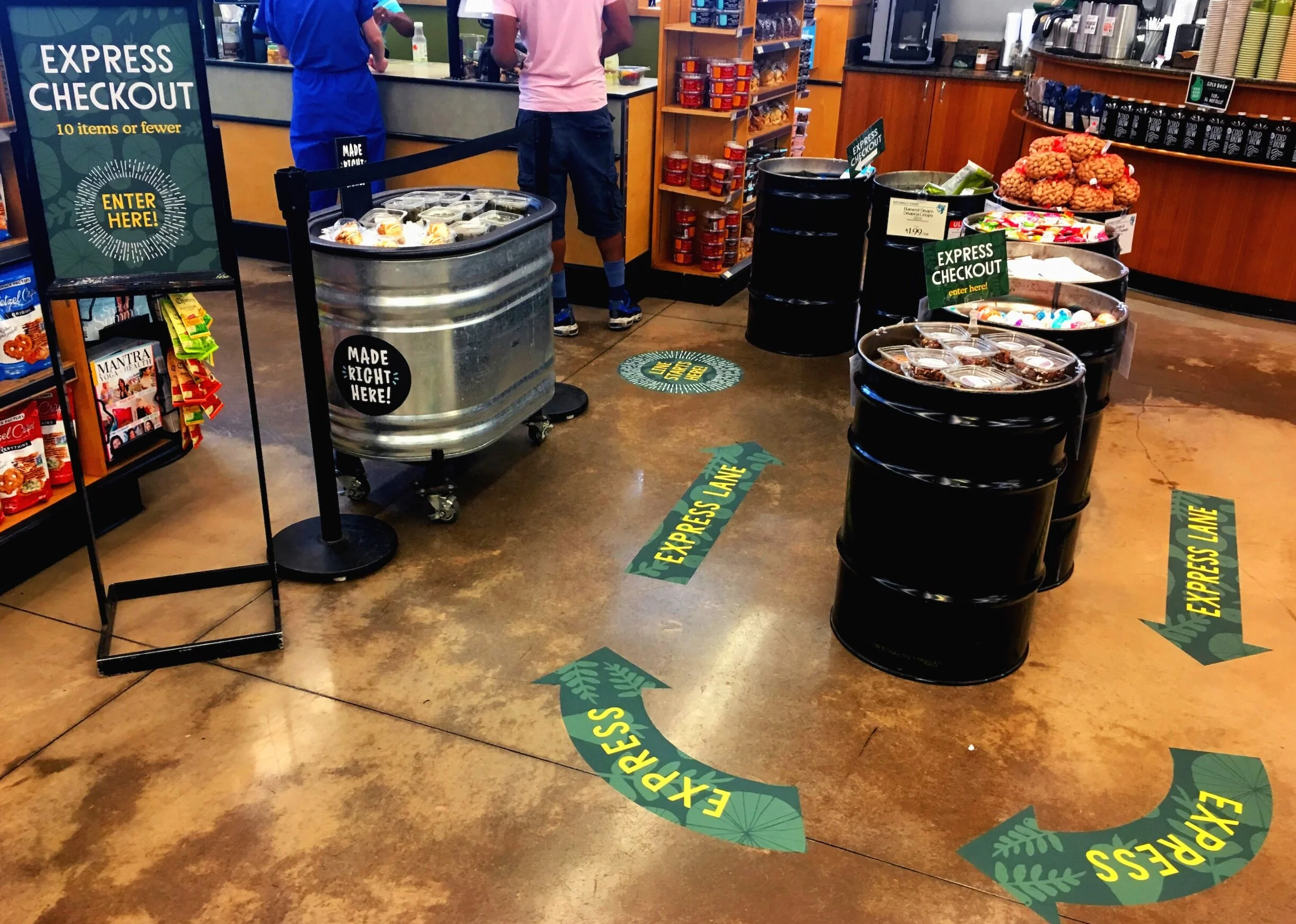 Express Checkout Wayfinding 